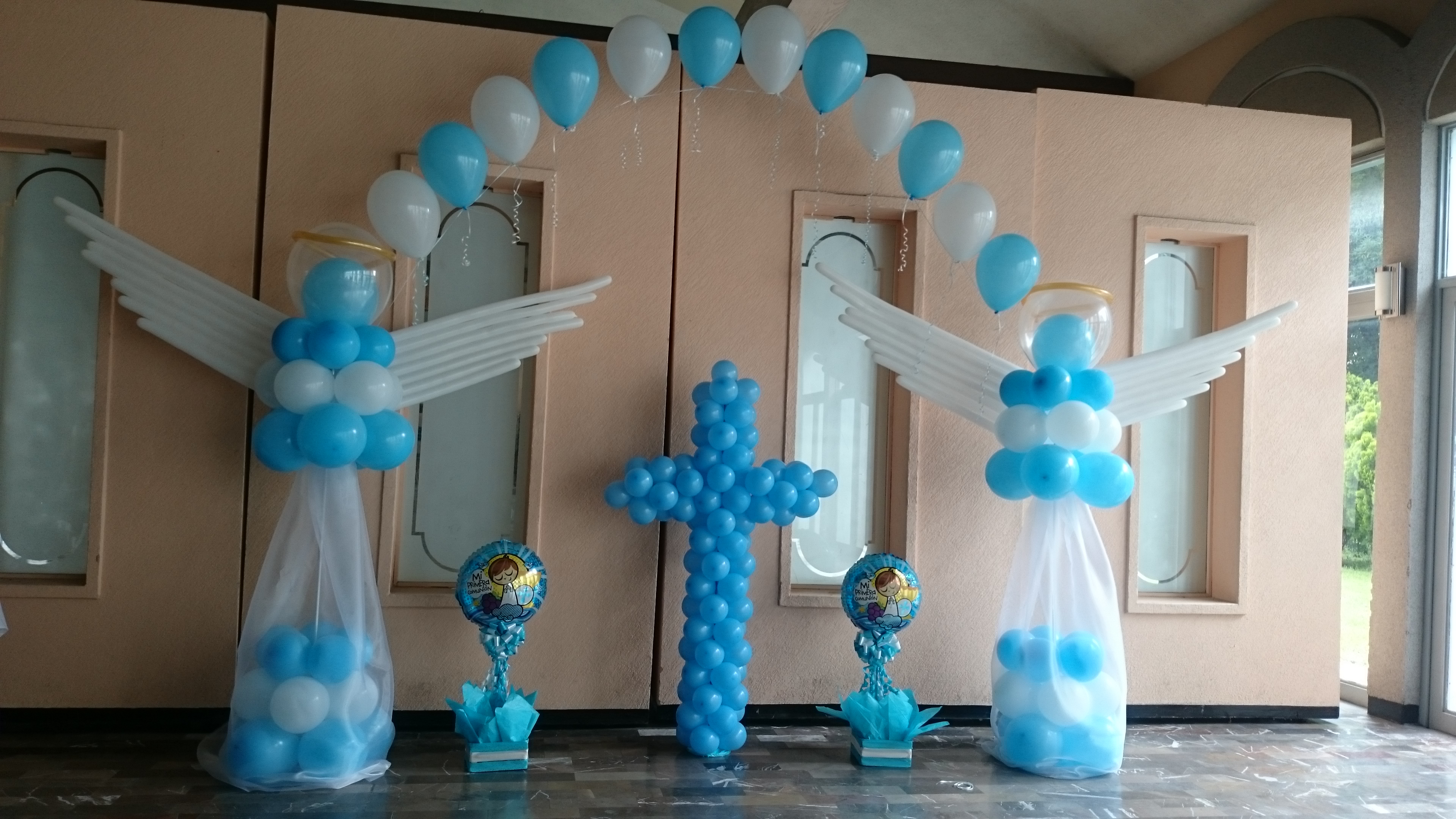 Decoración de globos para bautizos en Puebla y Tlaxcala