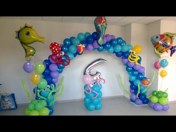 Arco de globos  Decoracion de cumpleaños, Decoraciones de globos para  fiesta, Decoración con globos cumpleaños